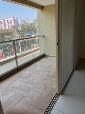 Balcony in 2.5 BHK Apartment at Yashwin Supernova, Wakad – for Rent