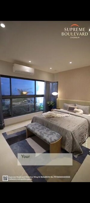 Bedroom in 4 BHK Apartment at Supreme Boulevard, Chembur – for Sale