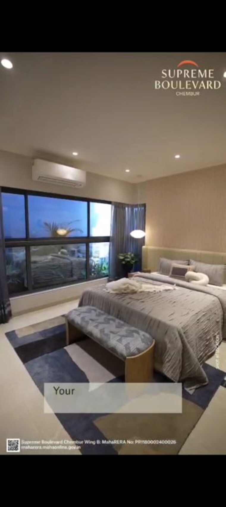 Bedroom, supreme-boulevard 4 Bedroom 1962 Sq.Ft. Apartment In Chembur Mumbai 10641582