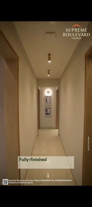Building Lobby in 4 BHK Apartment at Supreme Boulevard, Chembur – for Sale
