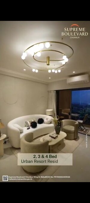 Bathroom in 4 BHK Apartment at Supreme Boulevard, Chembur – for Sale