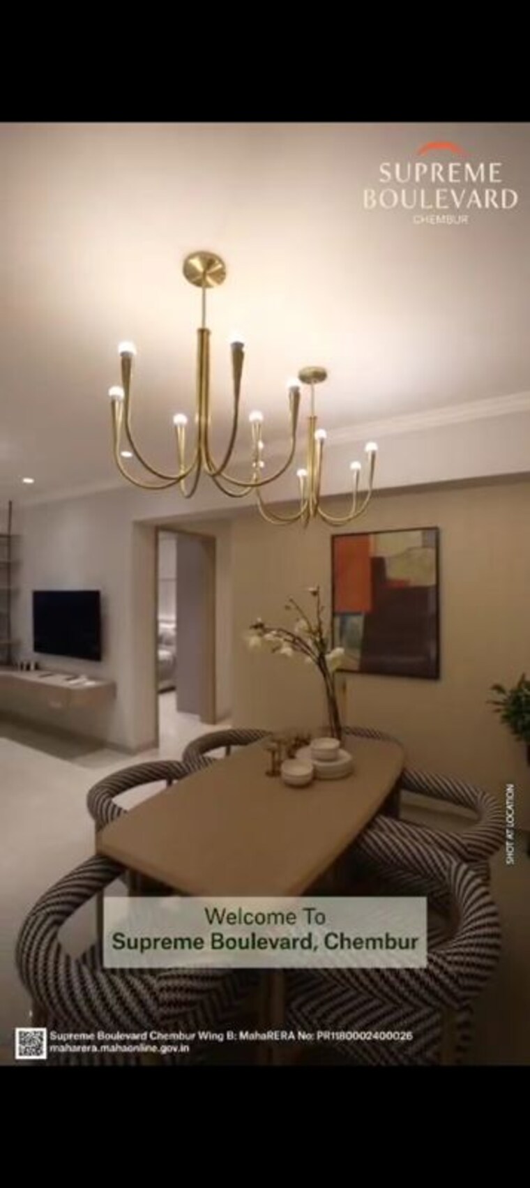 Living Room, supreme-boulevard 4 Bedroom 1962 Sq.Ft. Apartment In Chembur Mumbai 10641582