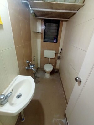 Bathroom in 1 BHK Apartment at Seema Garden, Kothrud – for Rent