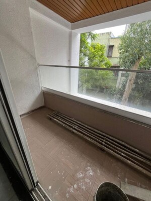 Balcony in 2 BHK Apartment at Ravetkar Janhavi, Kothrud – for Rent