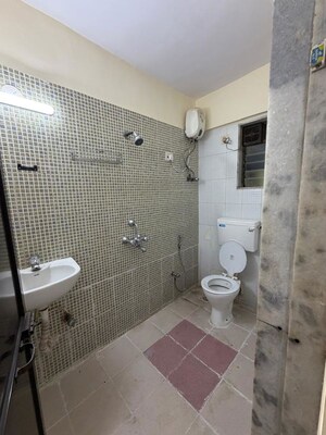 Bathroom in 2 BHK Apartment at Awadhoot CHS, Andheri West – for Rent