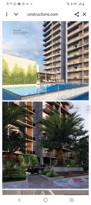 Balcony in 3 BHK Apartment at Jain Fairmount The ARC, Dundigal – for Sale