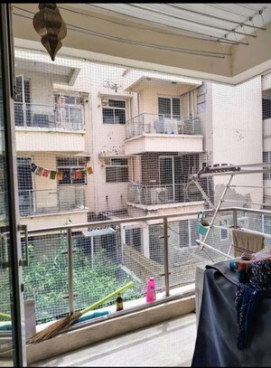 Balcony in 3 BHK Builder Floor at Ansal API Esencia, Sector 67 – for Rent