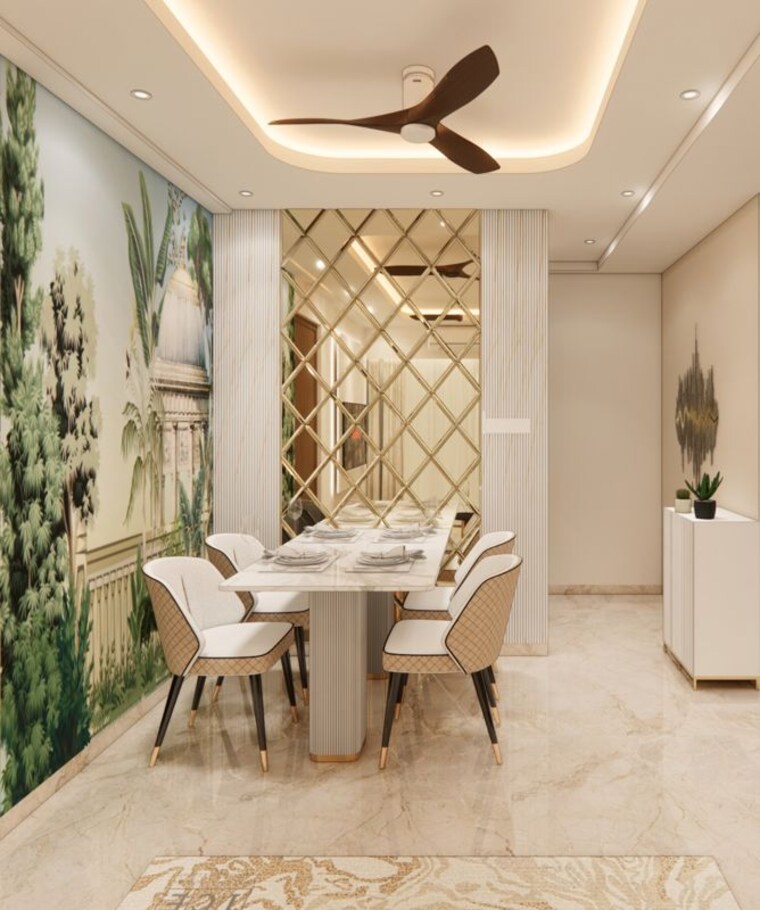 Dining area, prescon-midtown-bay 2 Bedroom 800 Sq.Ft. Apartment In Mahim West Mumbai 10641648
