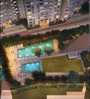 2 BHK Apartment – Exterior View View at Hyde Park Galaxy, Manpada - for Rent