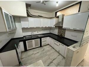 Kitchen in 3 BHK Builder Floor at Shivalik Colony – for Rent