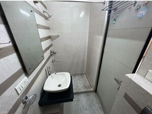 Bathroom in 3 BHK Builder Floor at Shivalik Colony – for Rent