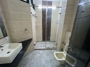 Bathroom in 3 BHK Builder Floor at Shivalik Colony – for Rent