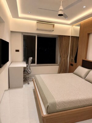 Master Bedroom in 3 BHK Apartment at Nahar Amrit Shakti, Chandivali – for Rent