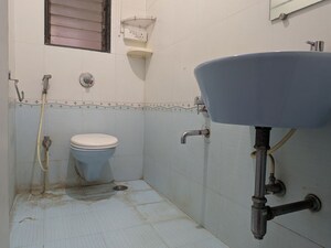 Bathroom in 3 BHK Apartment at Gundecha Hills, Chandivali – for Rent