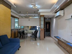 Living Room in 3 BHK Apartment at Supreme Lake Homes, Powai – for Rent