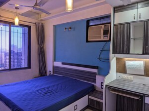 Master Bedroom in 3 BHK Apartment at Supreme Lake Homes, Powai – for Rent