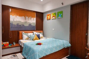 Bedroom in 3 BHK Apartment at F5 Mount Unique, Baner – for Rent