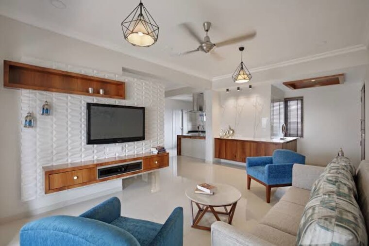 Living Room, sangam-nero 3 Bedroom 1126 Sq.Ft. Apartment In Bandra East Mumbai 10641125