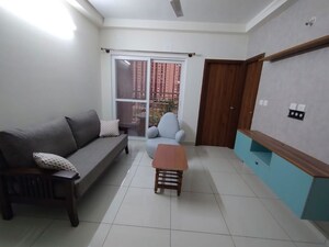 Living Room in 2 BHK Apartment at Prestige Finsbury Park Hyde, Bagaluru – for Rent