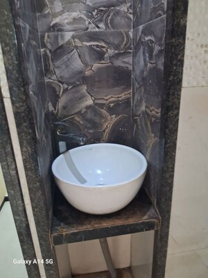 Bathroom in 2 BHK Apartment at Radhika CHS Kopar Khairane, Kopar Khairane – for Rent