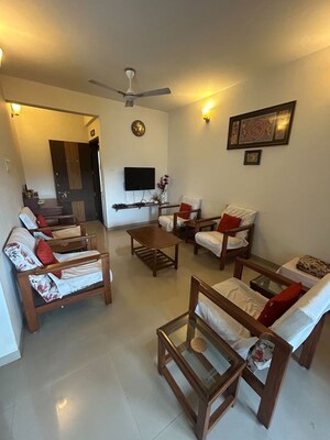 Living Room in 2 BHK Apartment at Orvi Co Operative Housing Society, Balewadi – for Rent