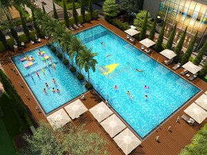 Swimming Pool in 3 BHK Apartment at Myhna Vistara, Gunjur – for Sale