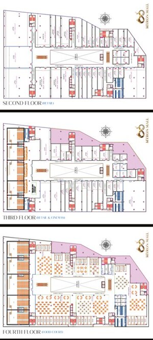 Floor Plan in  Office Space at Myron Mall, Bachupally – for Sale