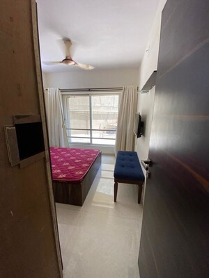 Bathroom in 2 BHK Apartment at Gurukrupa Marina Enclave, Malad West – for Rent