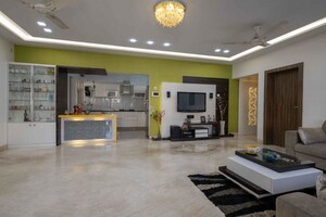 Living Room in 3.5 BHK Apartment at Brahma Suncity, Wadgaon Sheri – for Sale