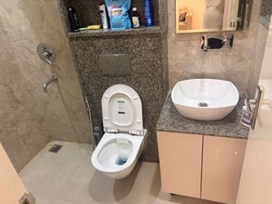 Bathroom in 1 RK Builder Floor at Sector 46 – for Rent