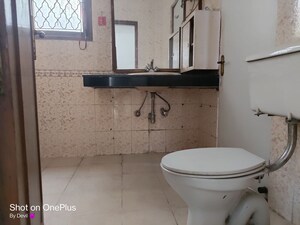 Bathroom in 2 BHK Builder Floor at Ansal Sushant Lok I, Sector 43 – for Rent