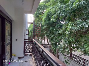 Balcony in 4 BHK Builder Floor at Sushant Lok I – for Rent