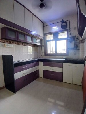 Kitchen in 1 BHK Apartment at Sai Aasha Daya CHS Ltd., Mulund East – for Rent