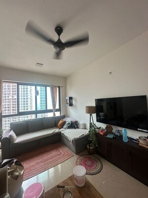 Living Room in 1.5 BHK Apartment at Runwal Bliss, Kanjurmarg East – for Rent