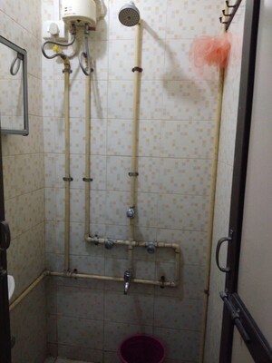 Bathroom in 1 BHK Apartment at Mahalaxmi CHS Worli, Worli – for Rent