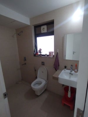 Bathroom in 2 BHK Apartment at Runwal Bliss, Kanjurmarg East – for Rent