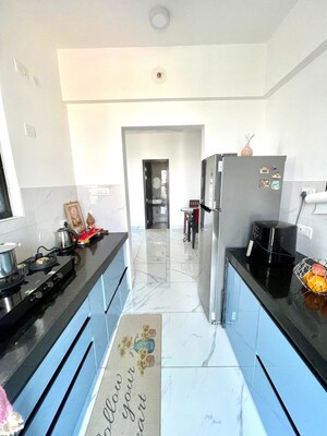 Kitchen in 1 BHK Apartment at Lodha Amara, Kolshet Road – for Rent