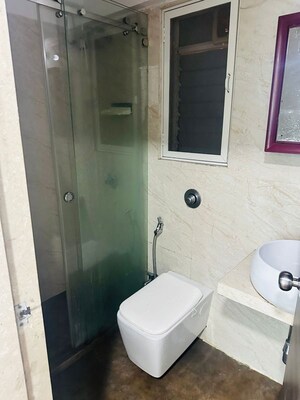 Bathroom in 2 BHK Apartment at Rite Skyluxe, Chembur – for Rent