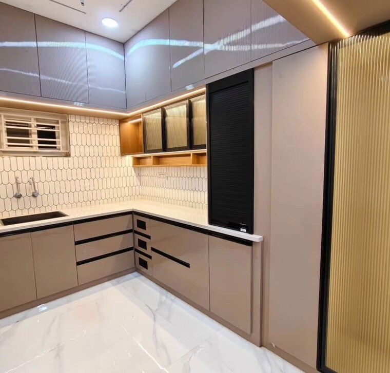 Kitchen, bollineni-bion 3 Bedroom 1985 Sq.Ft. Apartment In Kothaguda Hyderabad 10642128