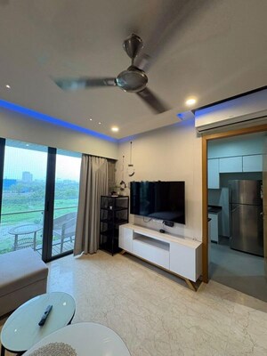 Living Room in 2 BHK Apartment at Lodha New Cuffe Parade, Wadala – for Rent