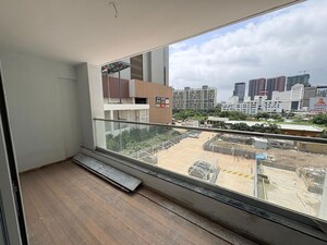 Balcony in 2.5 BHK Apartment at Raga Top Towers, Wakad – for Rent