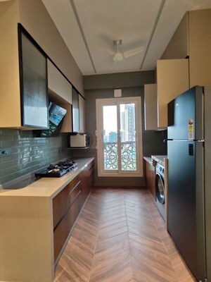 Kitchen in 2 BHK Apartment at Marathon Monte South, Byculla West – for Rent