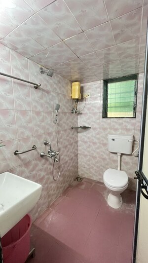 Bathroom in 1 BHK Apartment at Sindhi Society, Chembur – for Rent
