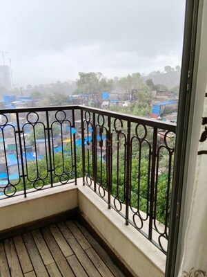 Balcony in 2.5 BHK Apartment at Lodha Bellagio, Powai – for Rent