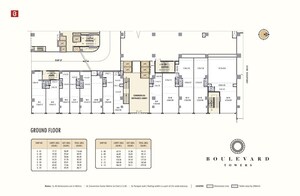 Floor Plan in  Office Space at Bramha Boulevard, Camp – for Sale