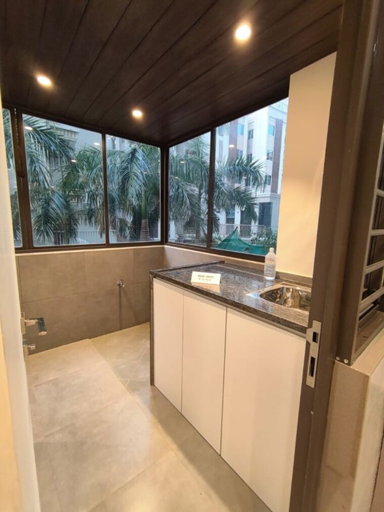 Kitchen, shreenath-shaligram 3 Bedroom 1044 Sq.Ft. Penthouse In Atladra Vadodara 10642236