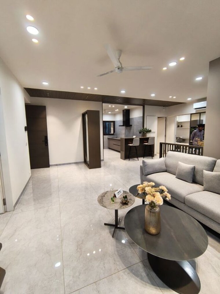 Living Room, shreenath-shaligram 3 Bedroom 1044 Sq.Ft. Penthouse In Atladra Vadodara 10642236