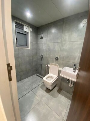 Bathroom in 2 BHK Apartment at Ahura Ecopolitan, Punawale – for Rent