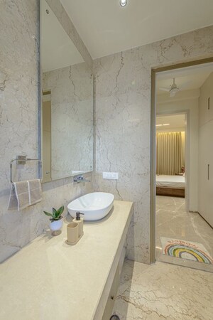 Bathroom in 3 BHK Builder Floor at Sector 9 Panchkula – for Rent