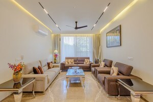 Living Room in 3 BHK Builder Floor at Sector 9 Panchkula – for Rent